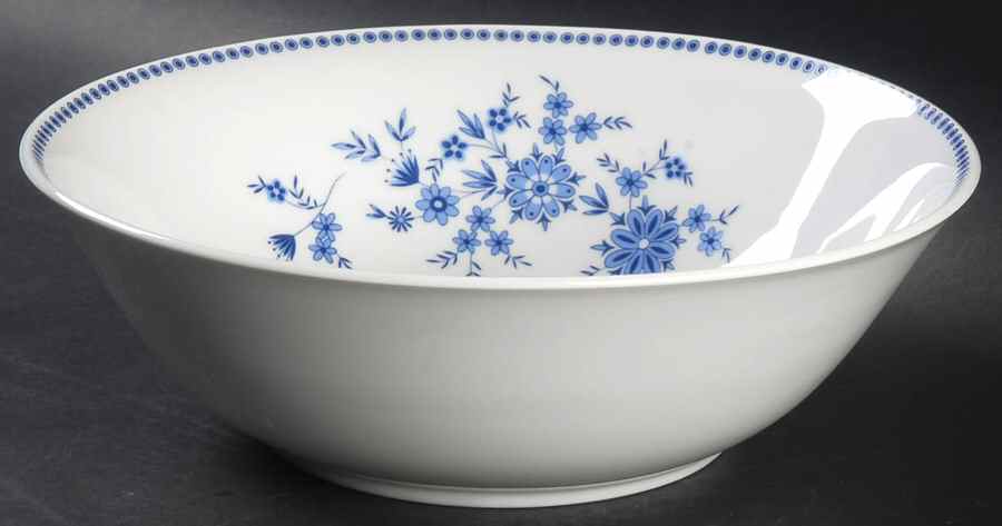 Bavarian Blue 9" Round Vegetable Bowl by Seltmann-1