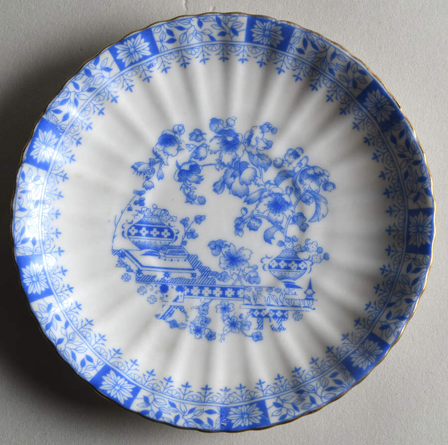 China Blau Saucer by Seltmann-1