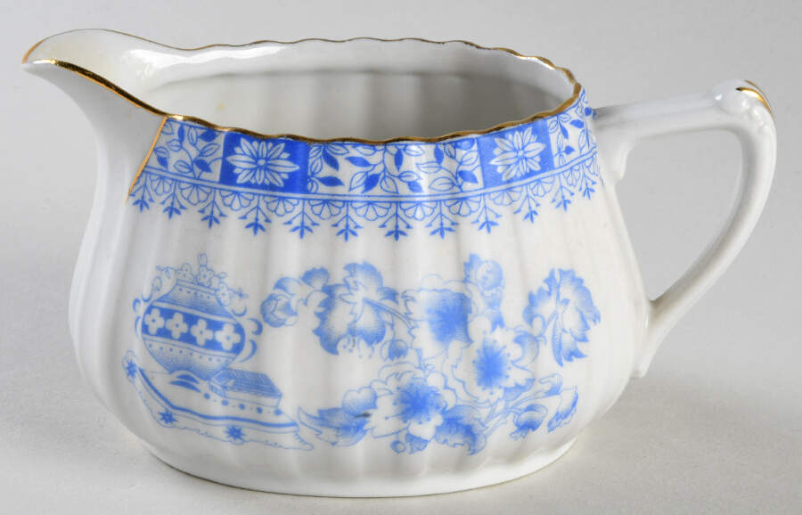 China Blau Creamer by Seltmann-1