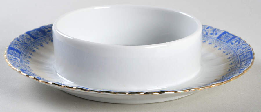 China Blau Round Butter No Lid by Seltmann-1