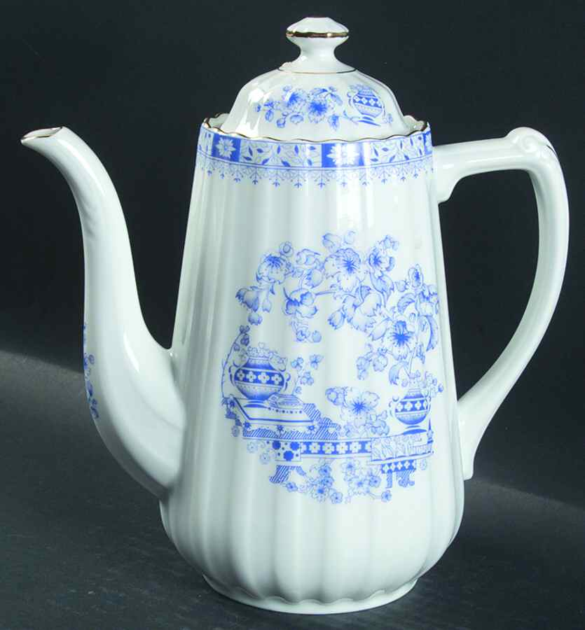 China Blau Coffee Pot & Lid by Seltmann-1