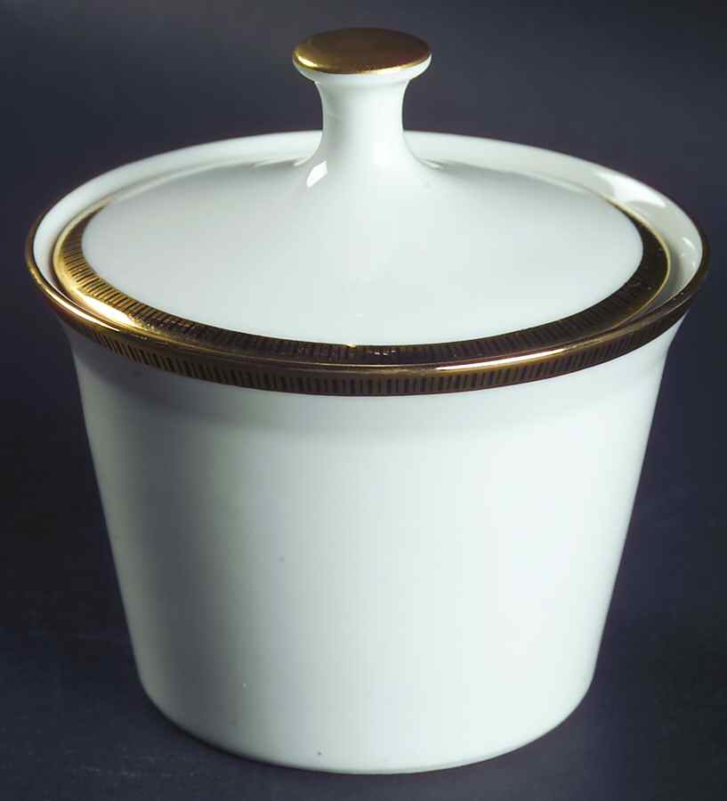 Crescent Sugar Bowl & Lid by Seltmann-1