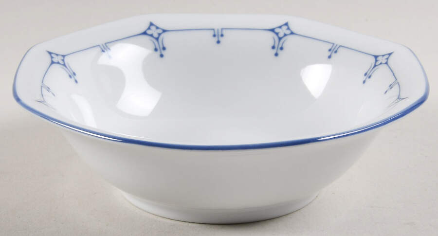 Dimity Blue Fruit/Dessert (Sauce) Bowl by Seltmann-1
