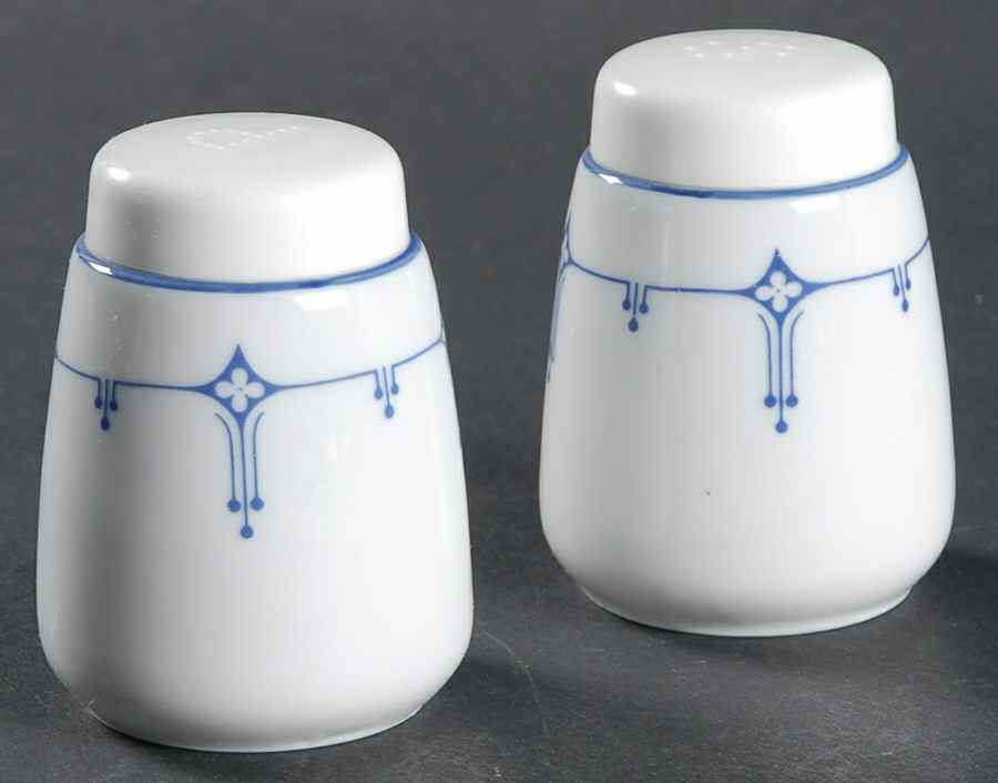 Dimity Blue Salt & Pepper Set by Seltmann-1