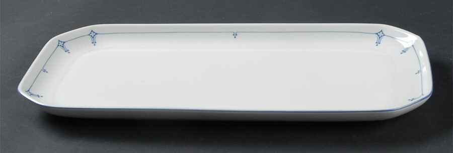 Dimity Blue Large Sandwich Tray by Seltmann-1
