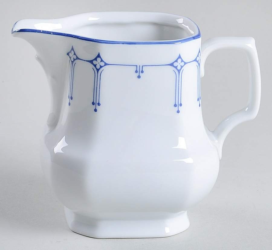 Dimity Blue Creamer by Seltmann-1