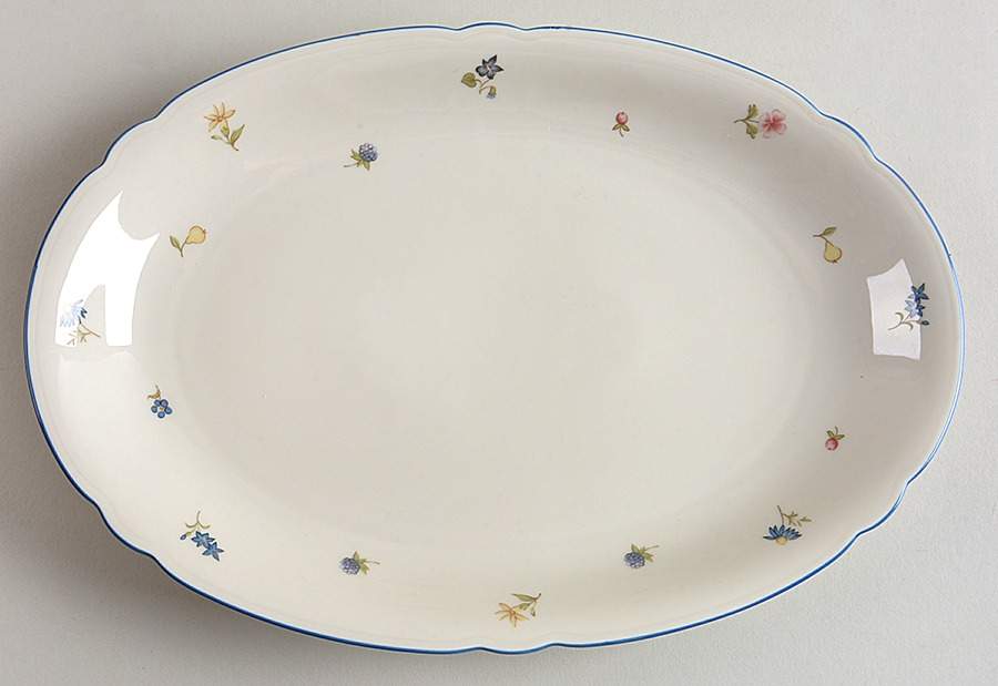 Elizabeth 12" Oval Serving Platter by Seltmann-1