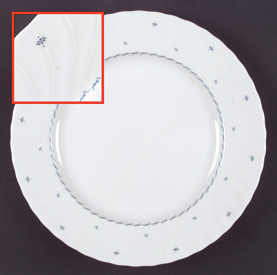 Elisa Blue (No Trim) Dinner Plate by Seltmann-1