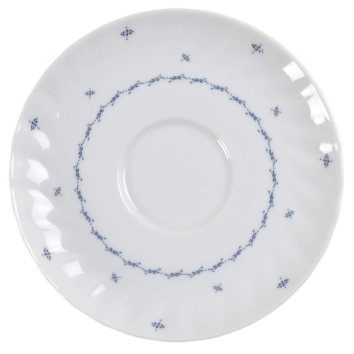 Elisa Blue (No Trim) Saucer by Seltmann-1