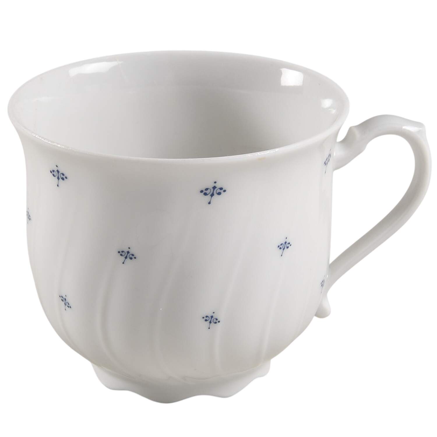 Elisa Blue (No Trim) Flat Cup by Seltmann-1