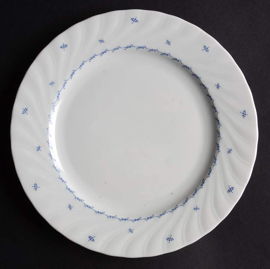 Elisa Blue (No Trim) Salad Plate by Seltmann-1