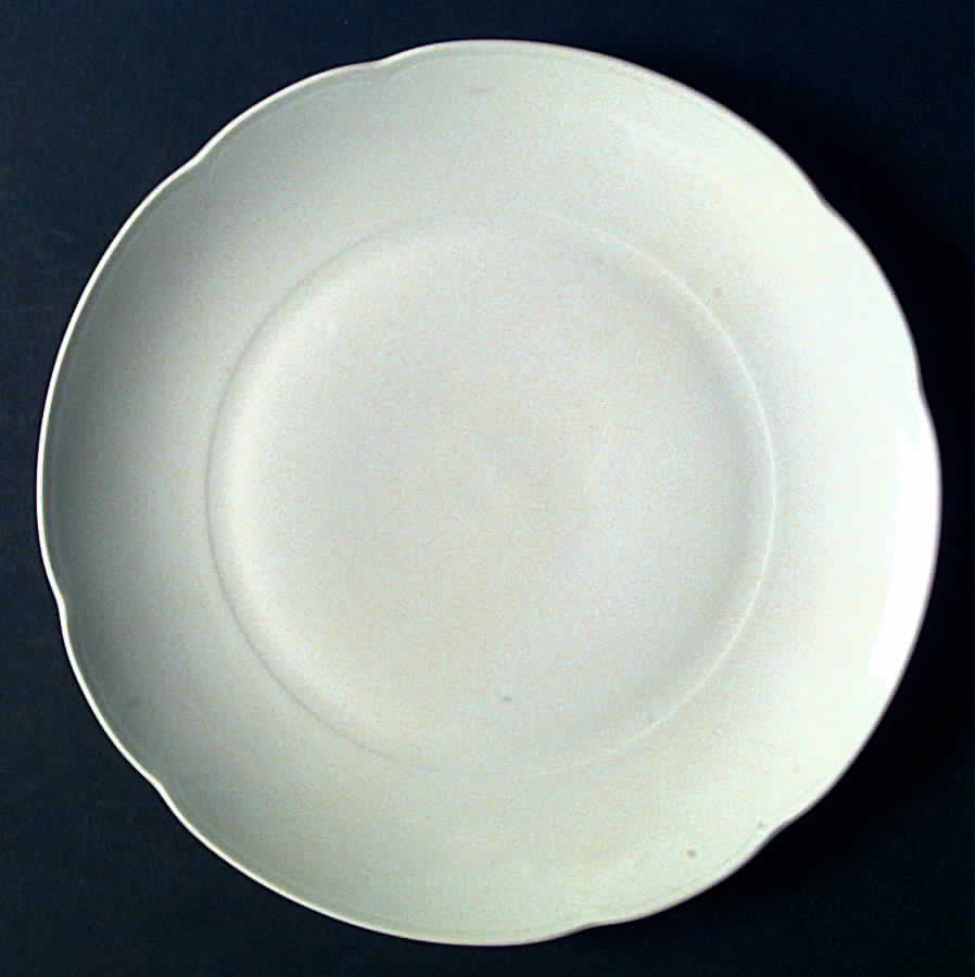 Gloria White Dinner Plate by Seltmann-1