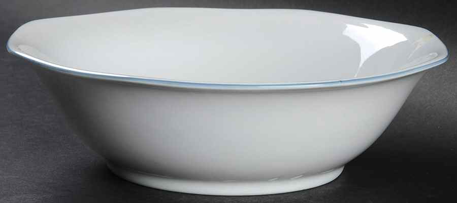 Halo Blue 7" Round Vegetable Bowl by Seltmann-1