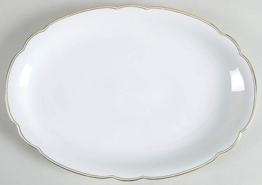 Inka Gold 13" Oval Serving Platter by Seltmann-1