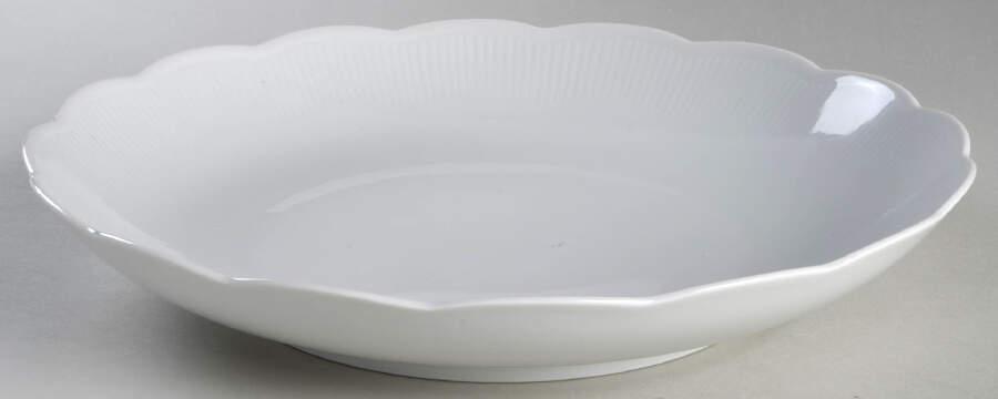 Jasmin White 12" Pasta Serving Bowl by Seltmann-1