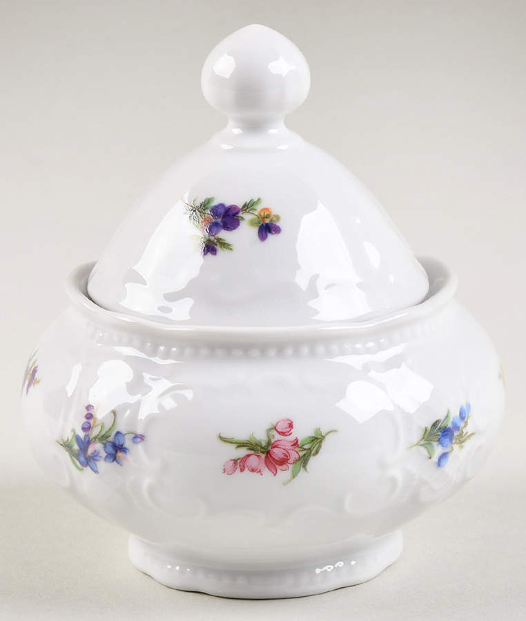 Louise Mini Sugar Bowl & Lid by Seltmann-1