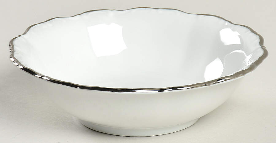 Majestic Platinum Fruit/Dessert (Sauce) Bowl by Seltmann-1