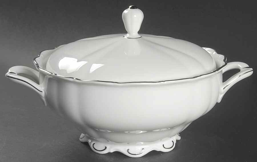 Majestic Platinum Round Covered Vegetable by Seltmann-1