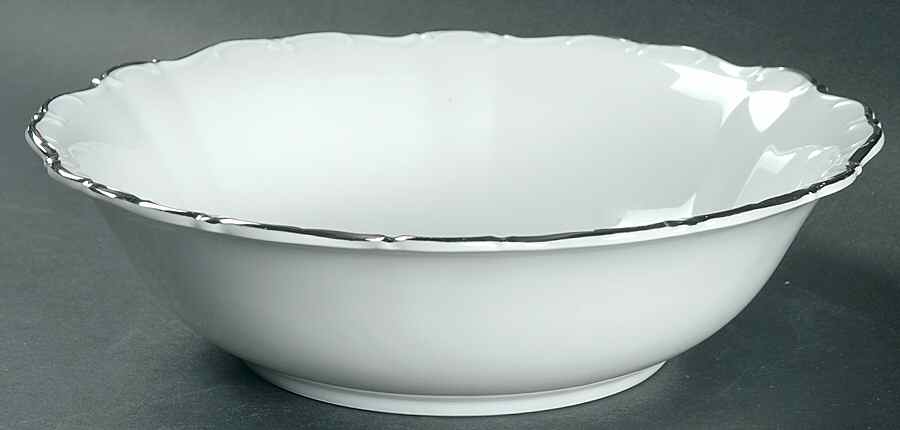 Majestic Platinum 9" Round Vegetable Bowl by Seltmann-1