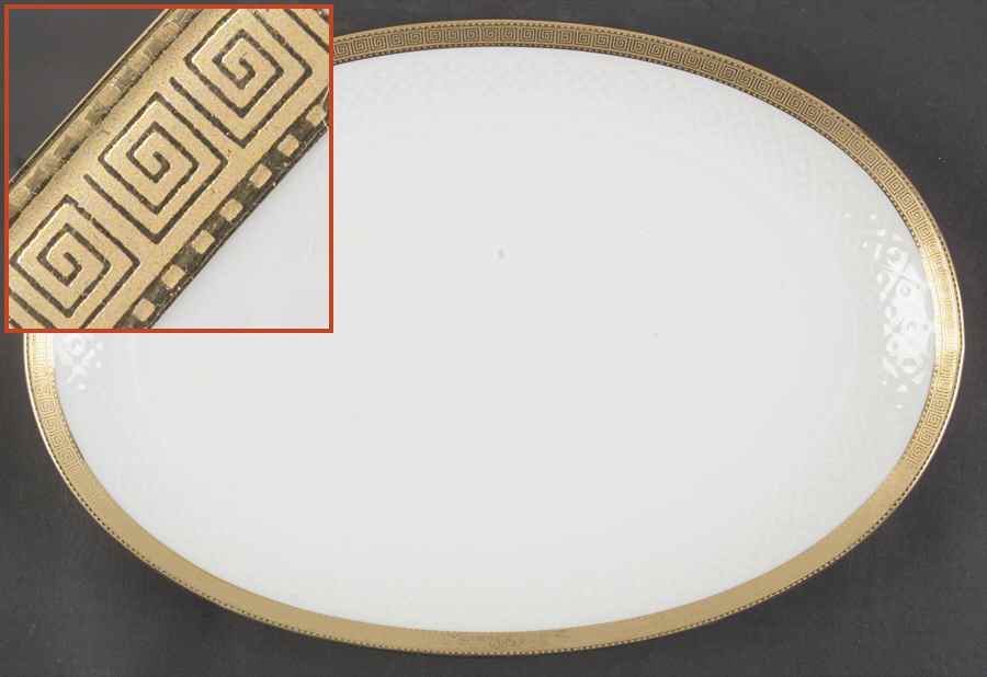 Melina 12" Oval Serving Platter by Seltmann-1