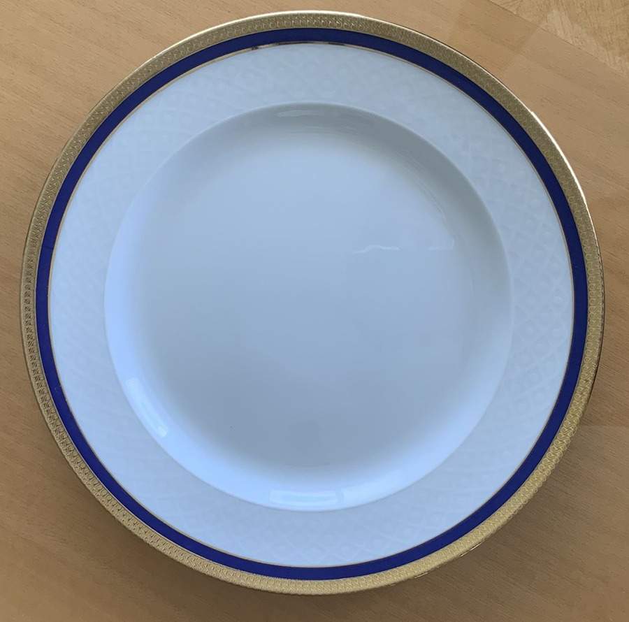 Polonaise Blue Salad Plate by Seltmann-1