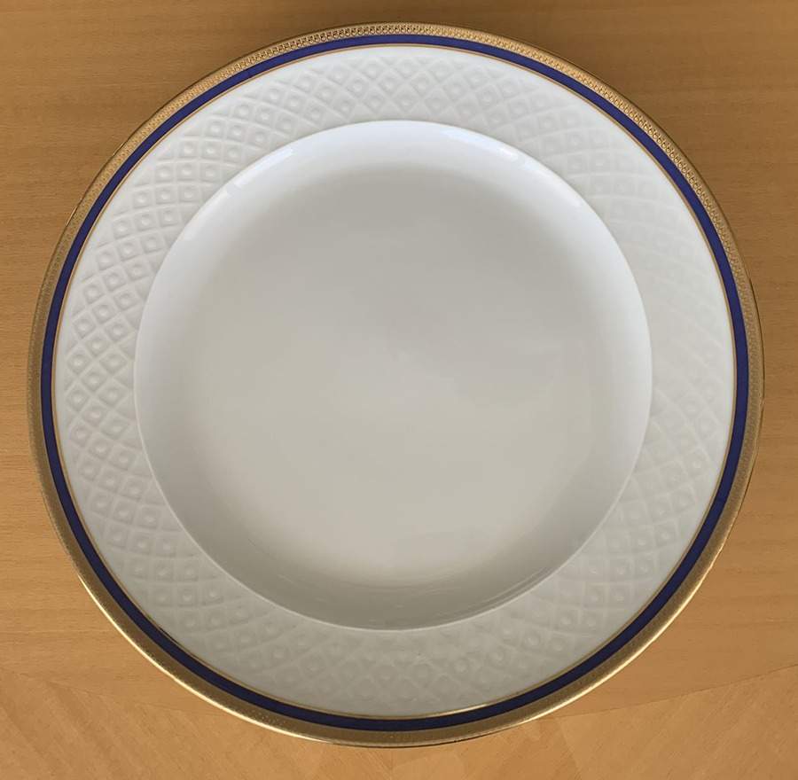 Polonaise Blue Dinner Plate by Seltmann-1