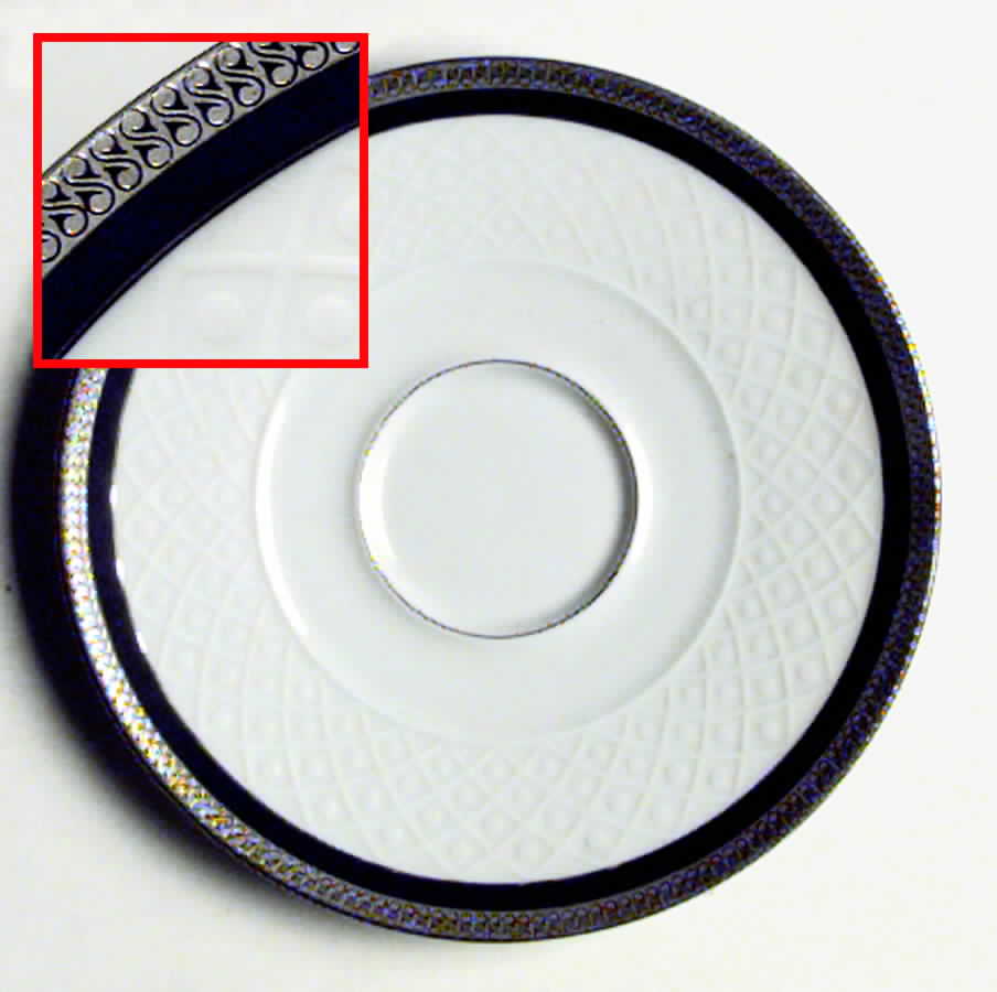 Polonaise Black Saucer by Seltmann-1