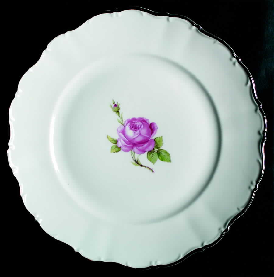 Premiere Rose Dinner Plate by Seltmann-1