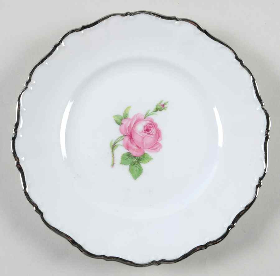 Premiere Rose Salad Plate by Seltmann-1