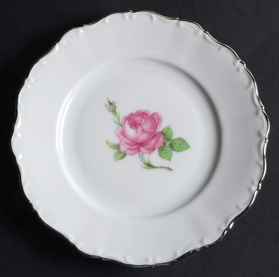 Premiere Rose Bread & Butter Plate by Seltmann-1