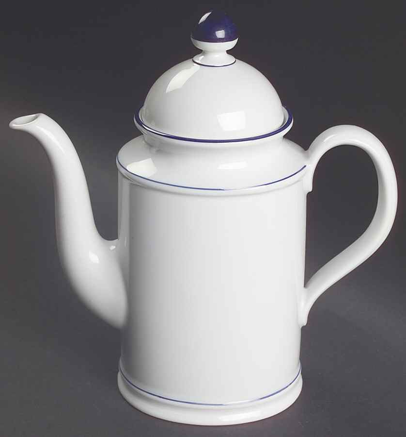 Rainbow Blue Small Coffee Pot & Lid by Seltmann-1