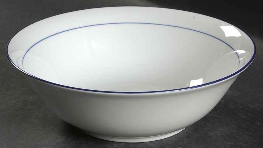 Rainbow Blue 9" Round Vegetable Bowl by Seltmann-1