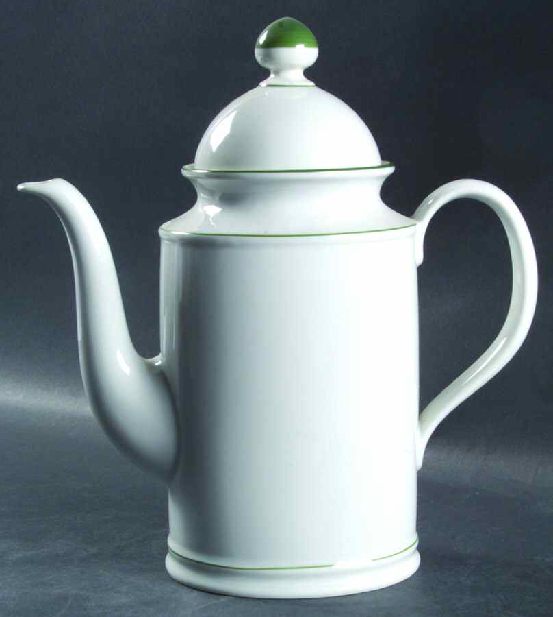 Rainbow Green Coffee Pot & Lid by Seltmann-1