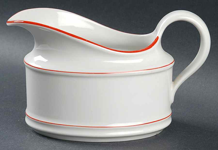 Rainbow Red Gravy Boat by Seltmann-1
