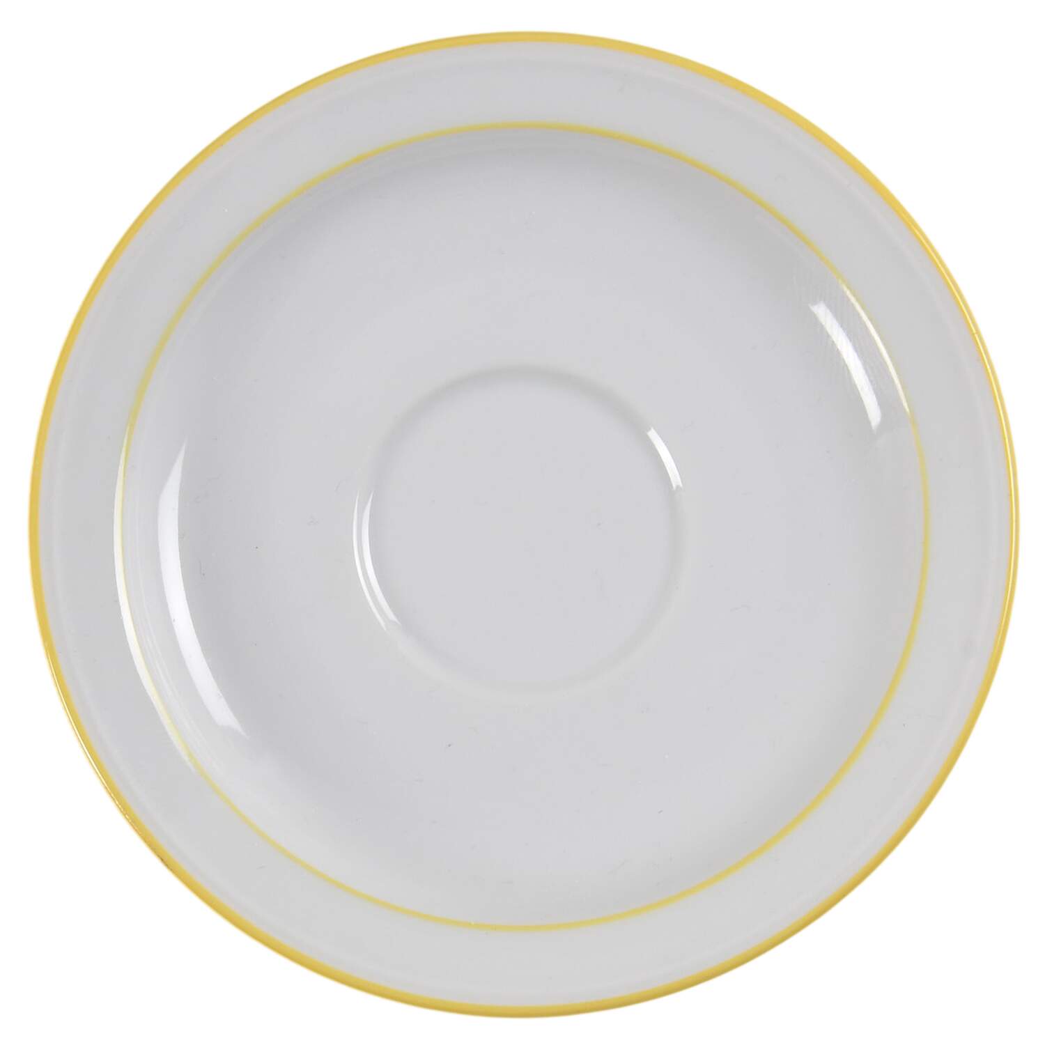 Rainbow Yellow Saucer for Demitasse Cup by Seltmann-1