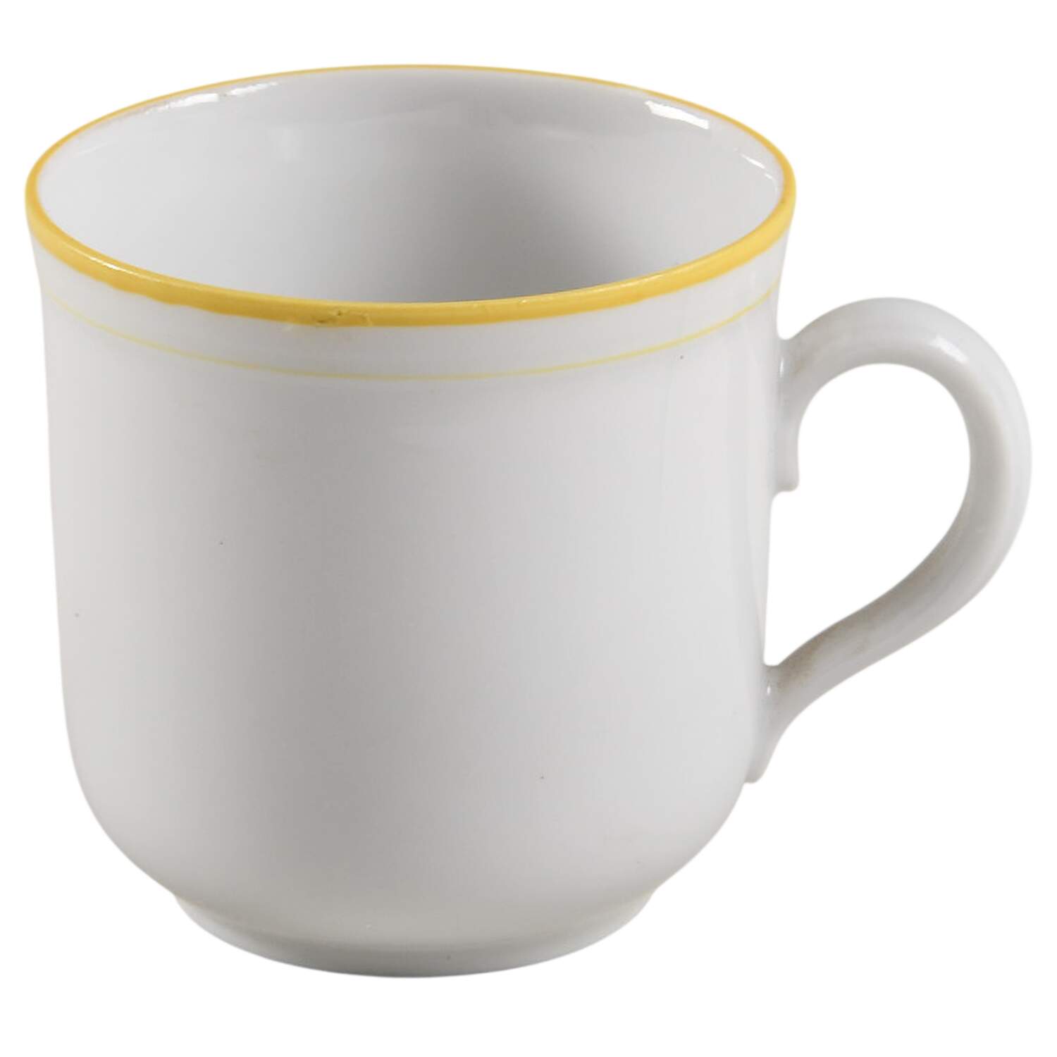 Rainbow Yellow Flat Demitasse Cup by Seltmann-1