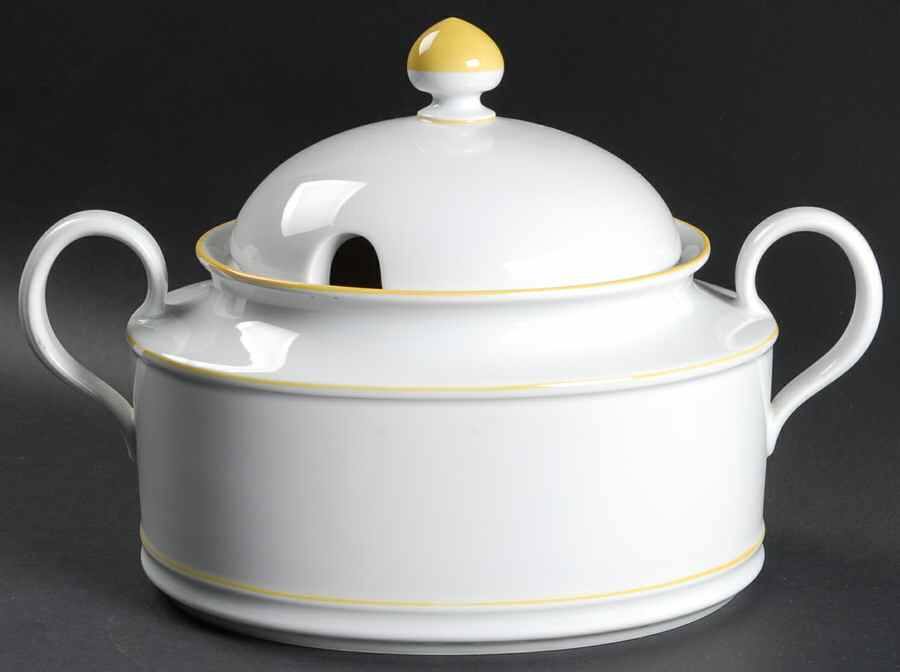 Rainbow Yellow Tureen &  Lid by Seltmann-1