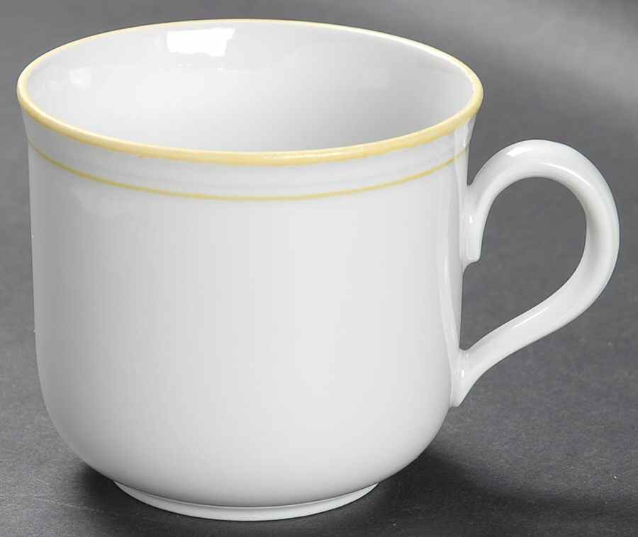 Rainbow Yellow Flat Cup by Seltmann-1