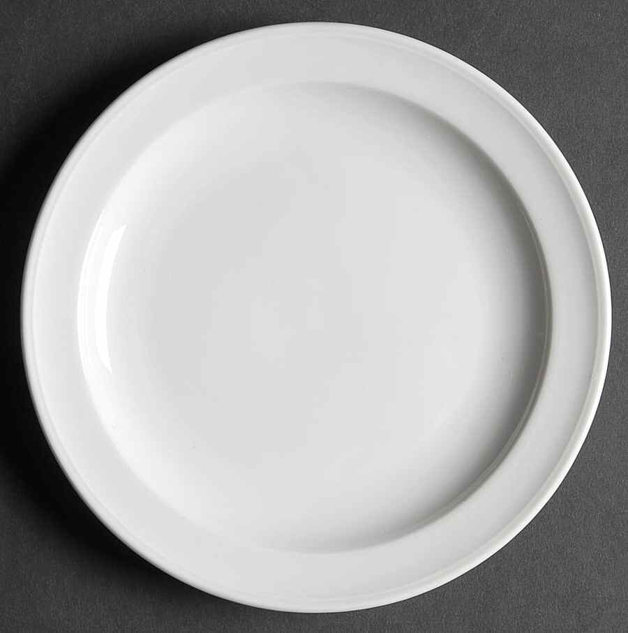 Renate White (Smooth) Bread & Butter Plate by Seltmann-1