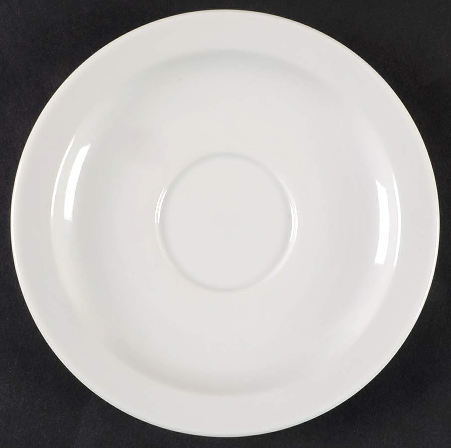 Renate White (Smooth) Saucer for Flat Cup by Seltmann-1