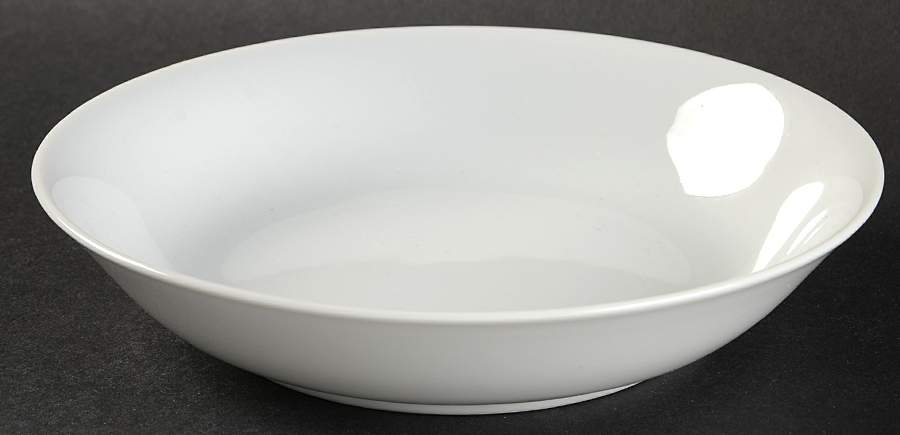 Renate White (Smooth) Soup/Cereal Bowl by Seltmann-1