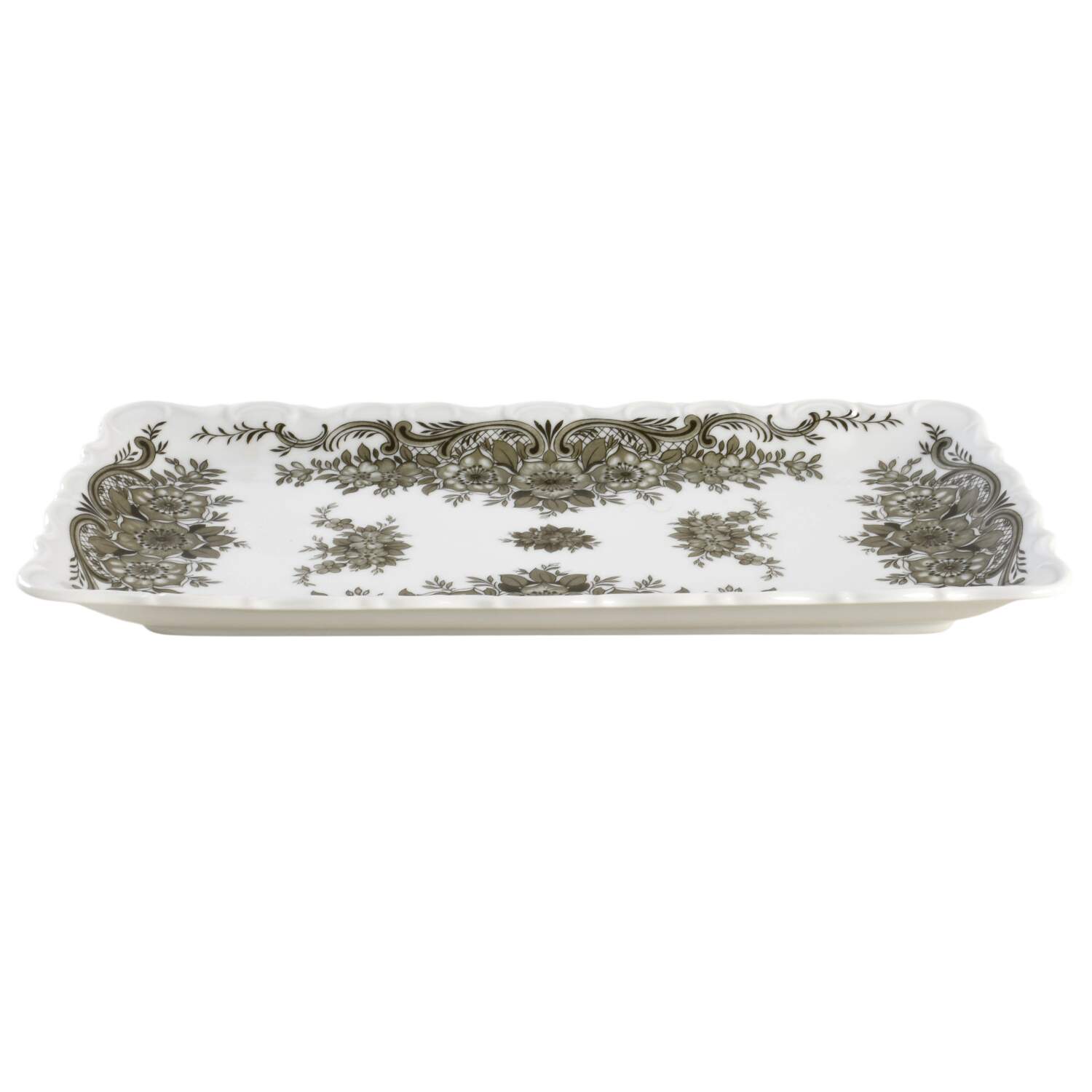 Rhinegau (Scalloped) Large Sandwich Tray by Seltmann-1