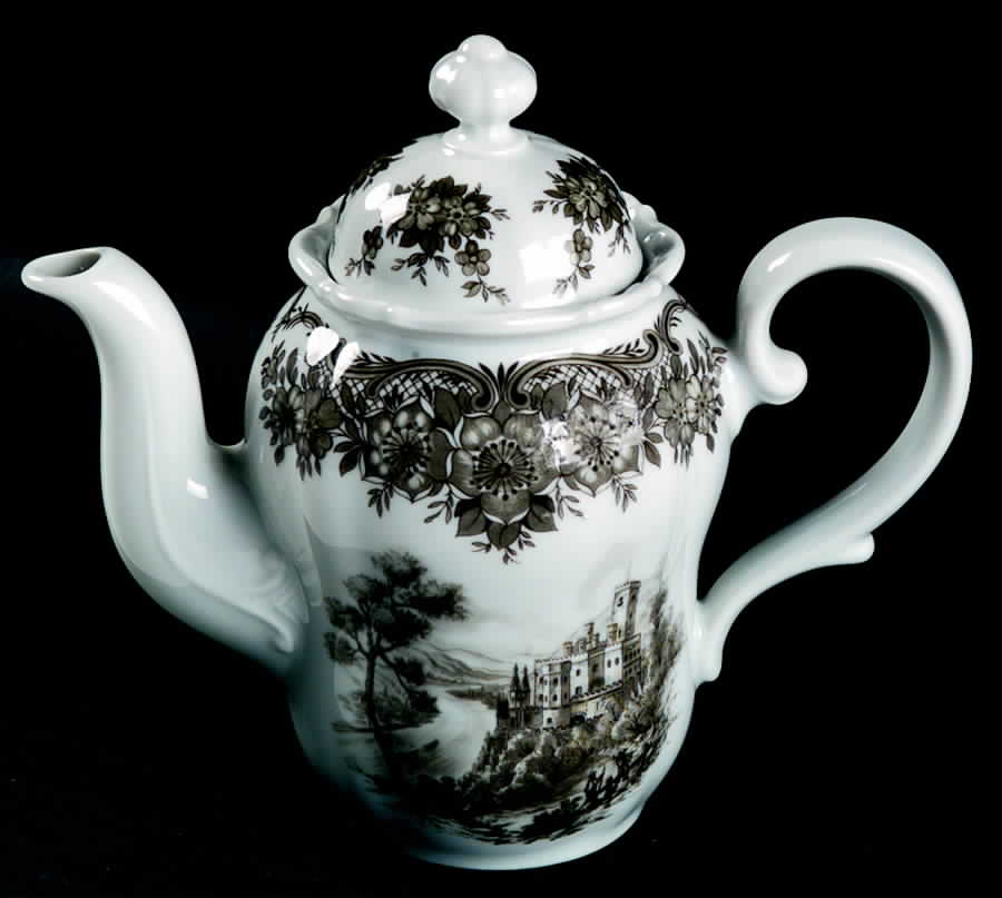 Rhinegau (Scalloped) Individual Coffee Pot & Lid by Seltmann-1