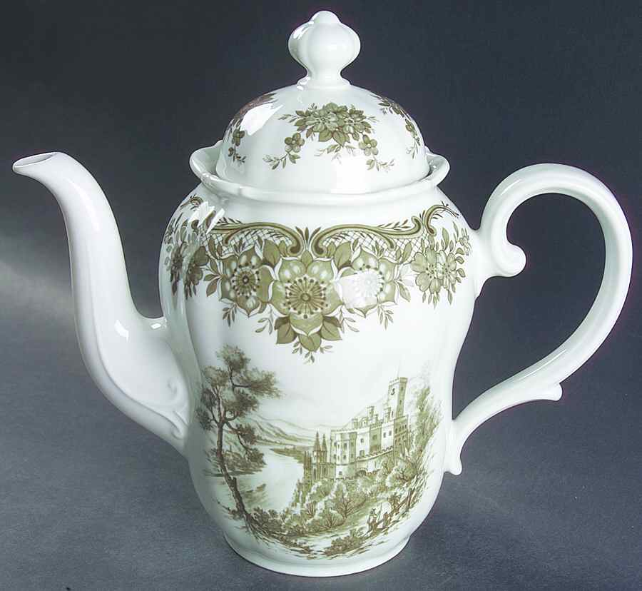 Rhinegau (Scalloped) Coffee Pot & Lid by Seltmann-1