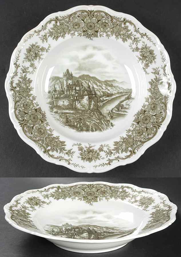 Rhinegau (Scalloped) Large Rim Soup Bowl by Seltmann-1