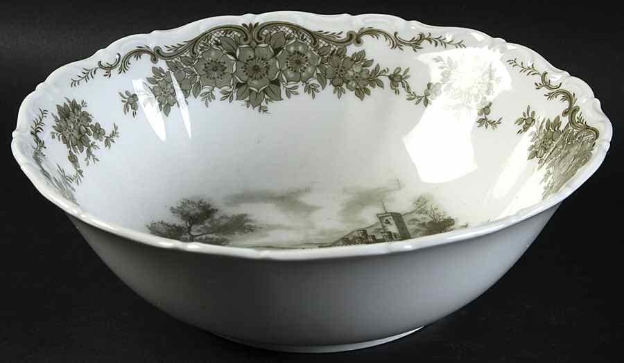 Rhinegau (Scalloped) 8" Round Vegetable Bowl by Seltmann-1