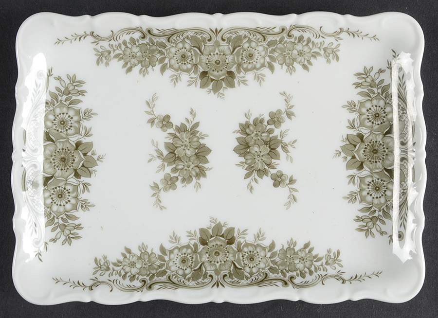 Rhinegau (Scalloped) Butter Tray by Seltmann-1