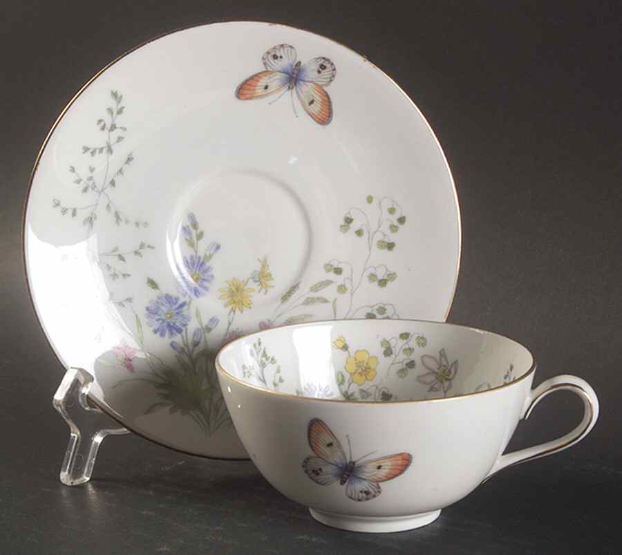 23312 Flat Cup & Saucer Set by Seltmann-1