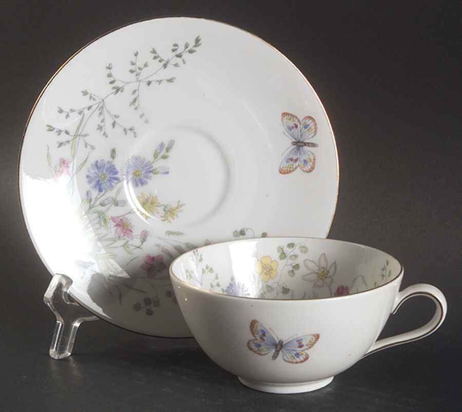23312 Flat Cup & Saucer Set by Seltmann-1