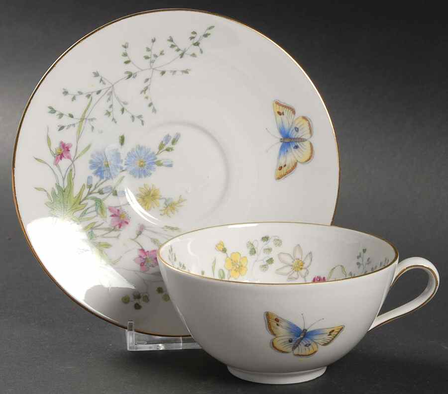 23312 Flat Cup & Saucer Set by Seltmann-1